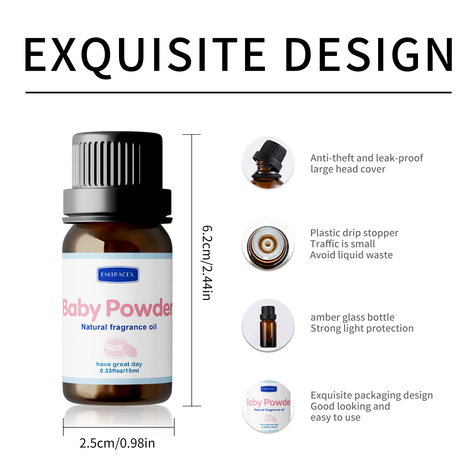 10ml Baby Powder Essential Oil - Fragrance Oil 10Ml recension och pris